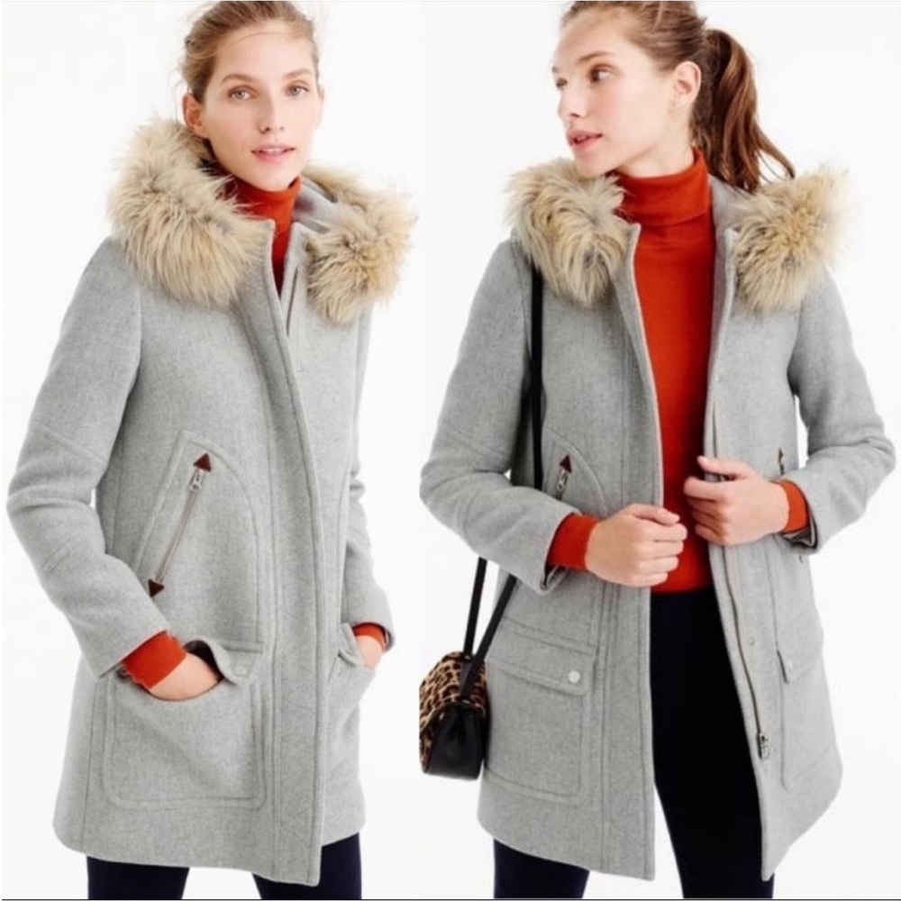 J. Crew Chateau Wool coat